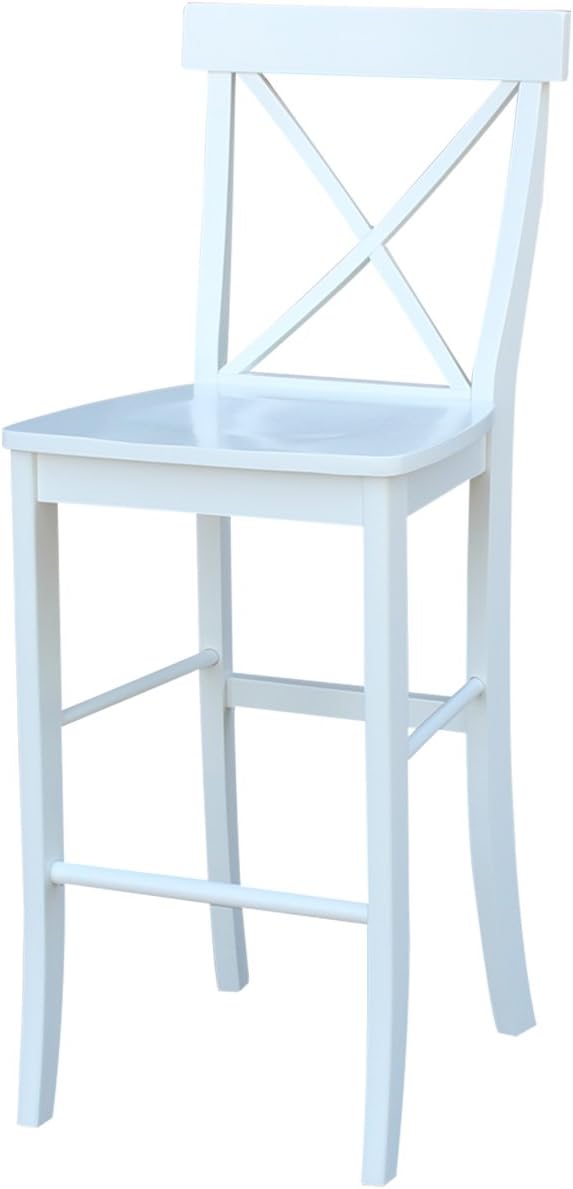 24 inch Pecan Barstool M1827