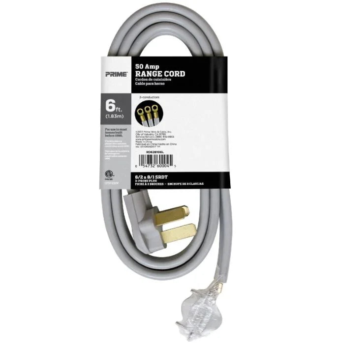 50 Amp 3-Wire Range Cord, 4 Pack K96221