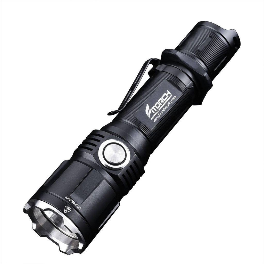 P30RGT USB Rechargeable Portable Tactical LED Flashlight 18650 Mini Torch Y36812