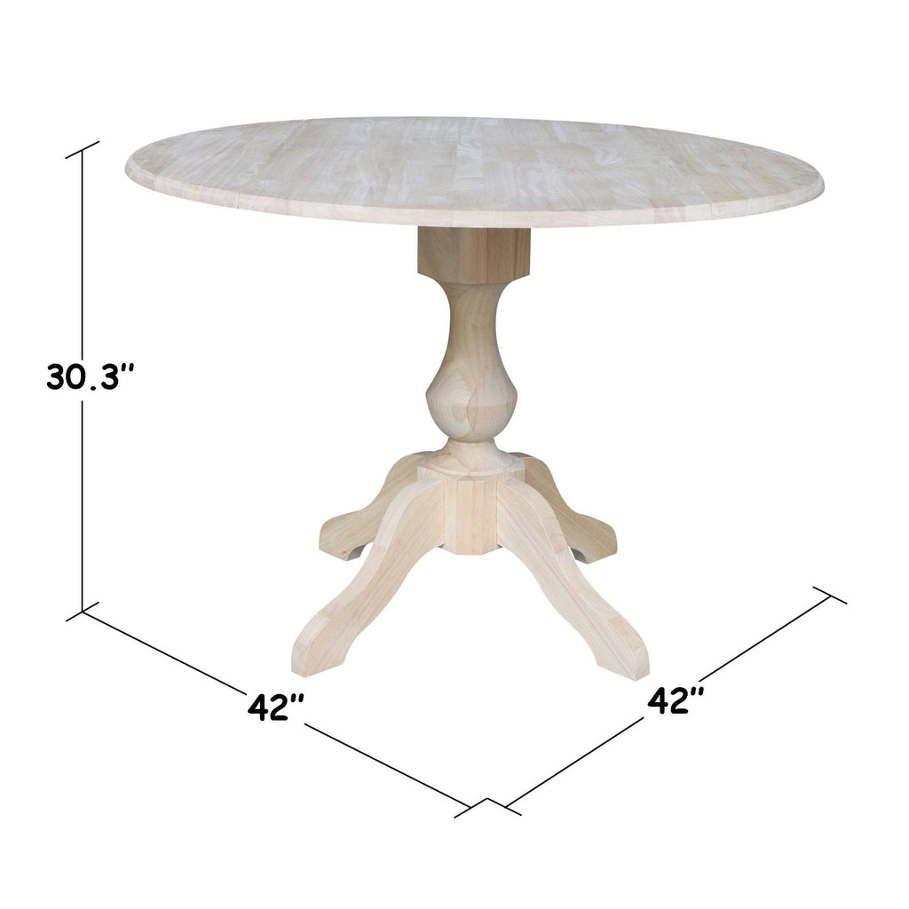 Round Top Pedestal Table with 2 Chairs S1879