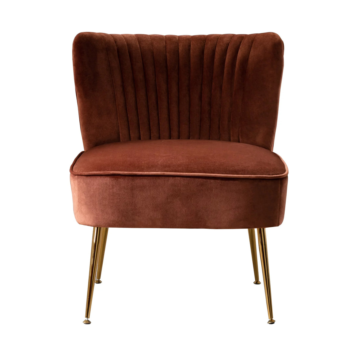 Green Velvet Upholstered Accent Chair E115290