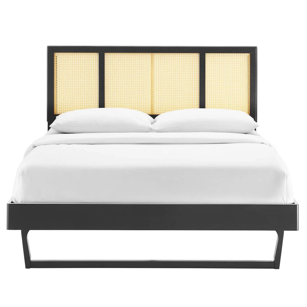 Black Queen Platform Bed C222060