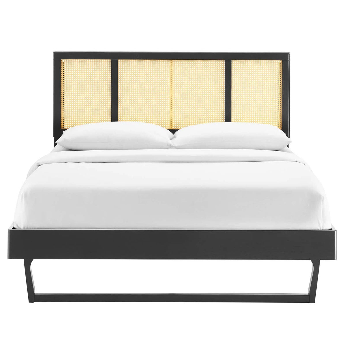 Black Queen Platform Bed C222060
