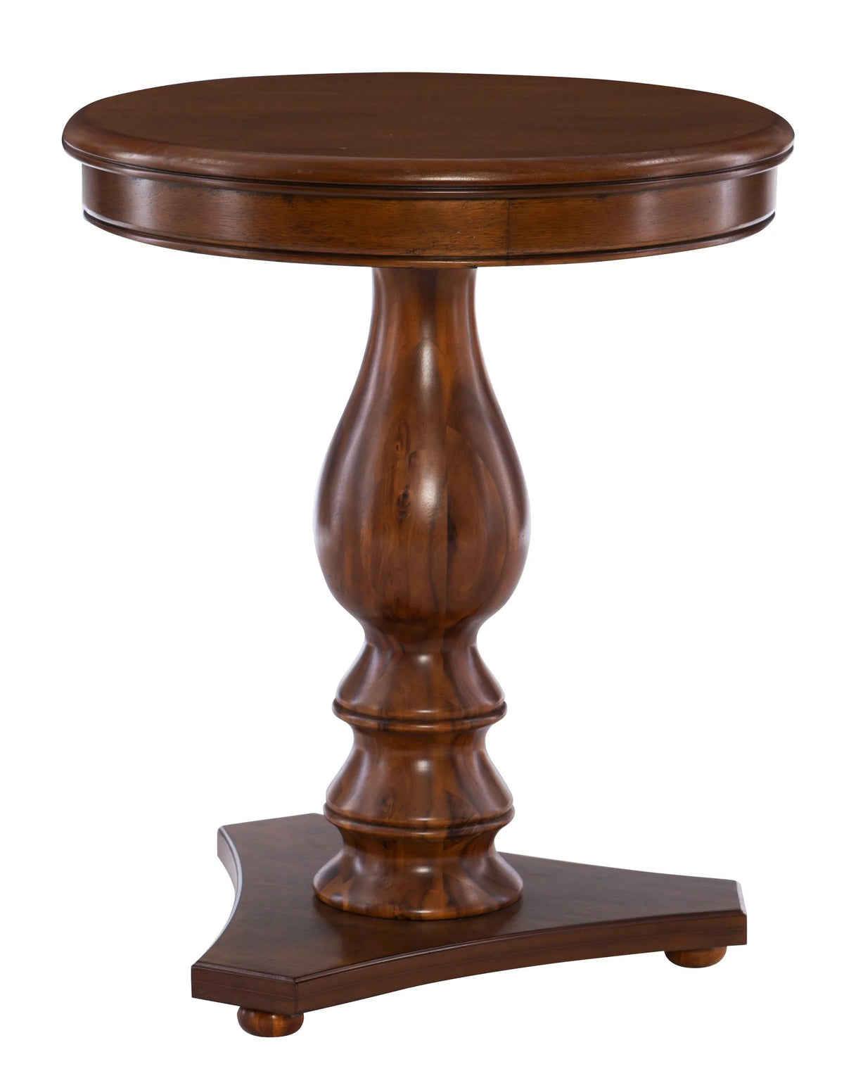 Brown Pedestal Side Table J767642