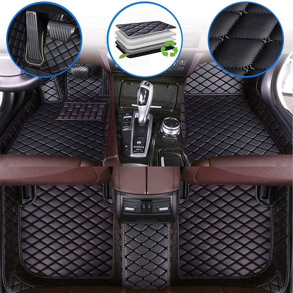 Custom Full Coverage All Weather Non-Slip Leather Car Floor Mats I117