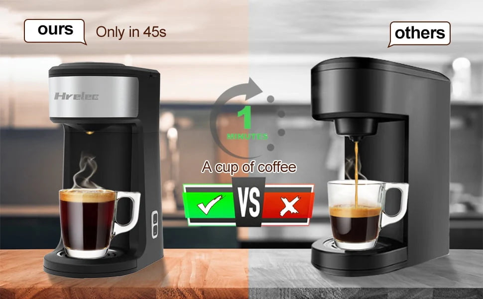 2-Way Single Serve Coffee Maker with 8-14 oz Brew Size X5990