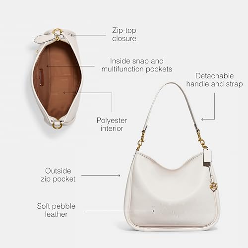 Soft Pebble Leather Shoulder Bag J91597