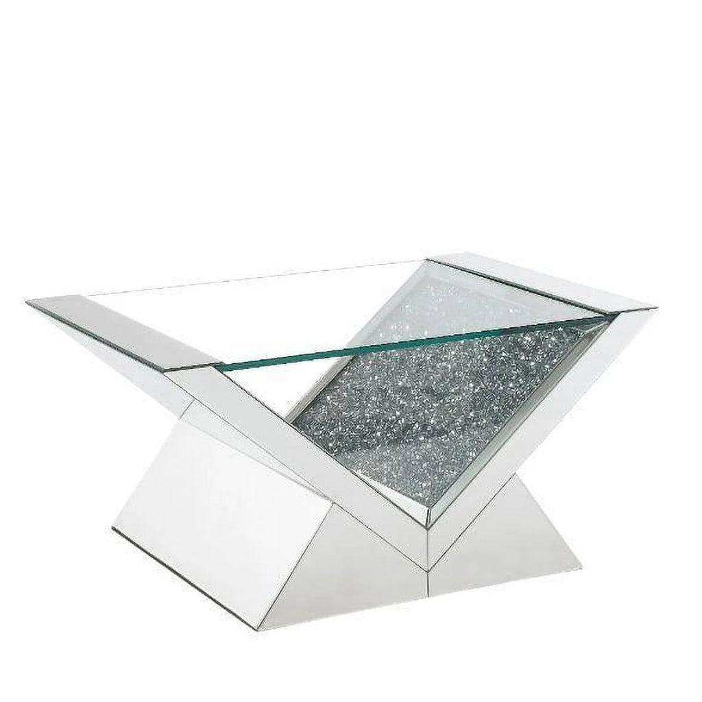 Mirrored Coffee Table + 2 End Tables C99451