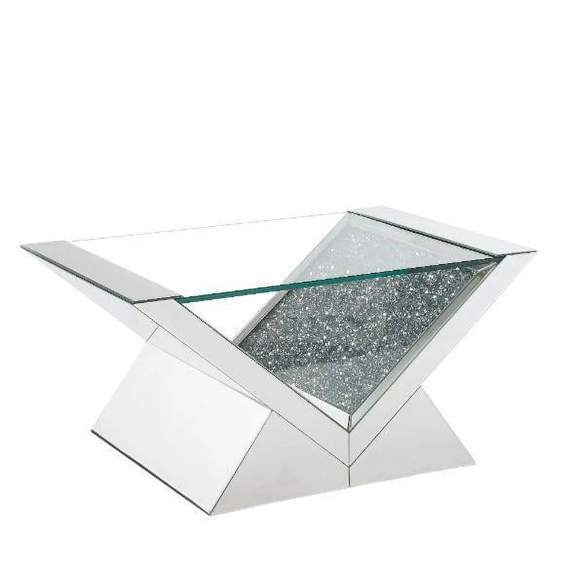 Mirrored Coffee Table + 2 End Tables C99451