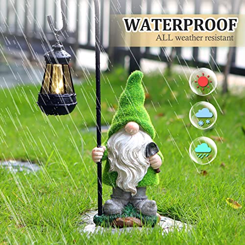 11.8'' LED Solar Garden Gnome Outdoor Statue G68201
