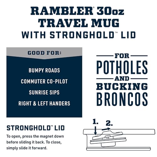 30 oz Stainless Steel Vacuum Insulated Travel Mug Y6539