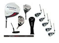 Men's Left Hand Complete Golf Club Set 460cc Driver, Fairway Wood, 3 Hybrid Iron 6-9 Irons + PW + Putter D621