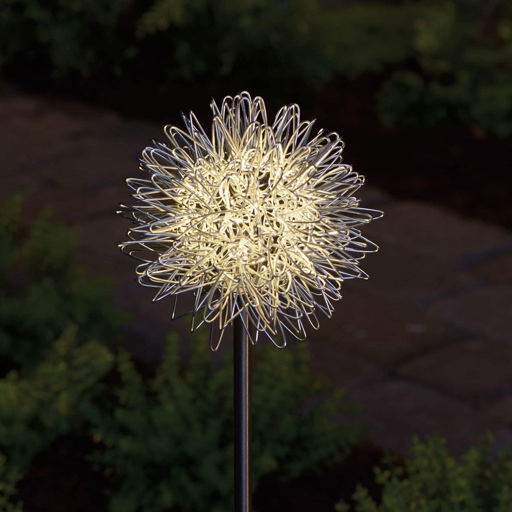 Set of 2 LED Solar Garden Stakes Q506631