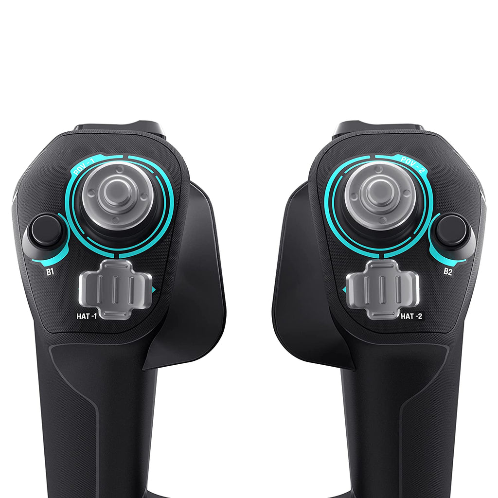 Black Universal Control System for Flight Simulation O764