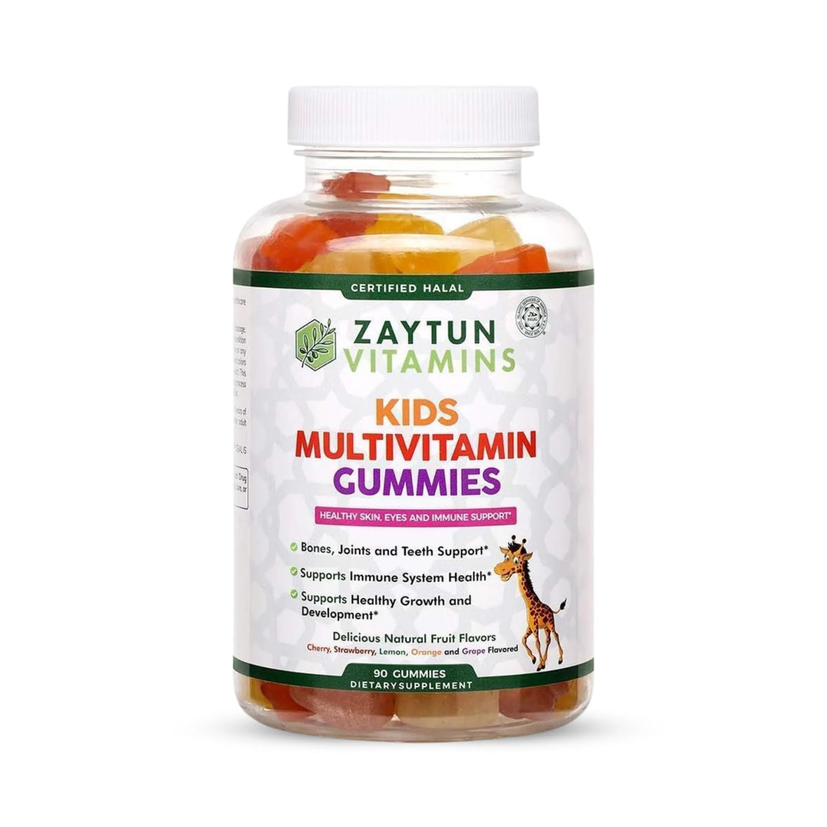 Halal Kids Multivitamin Gummies 90 Vegetarian Non-GMO N970546