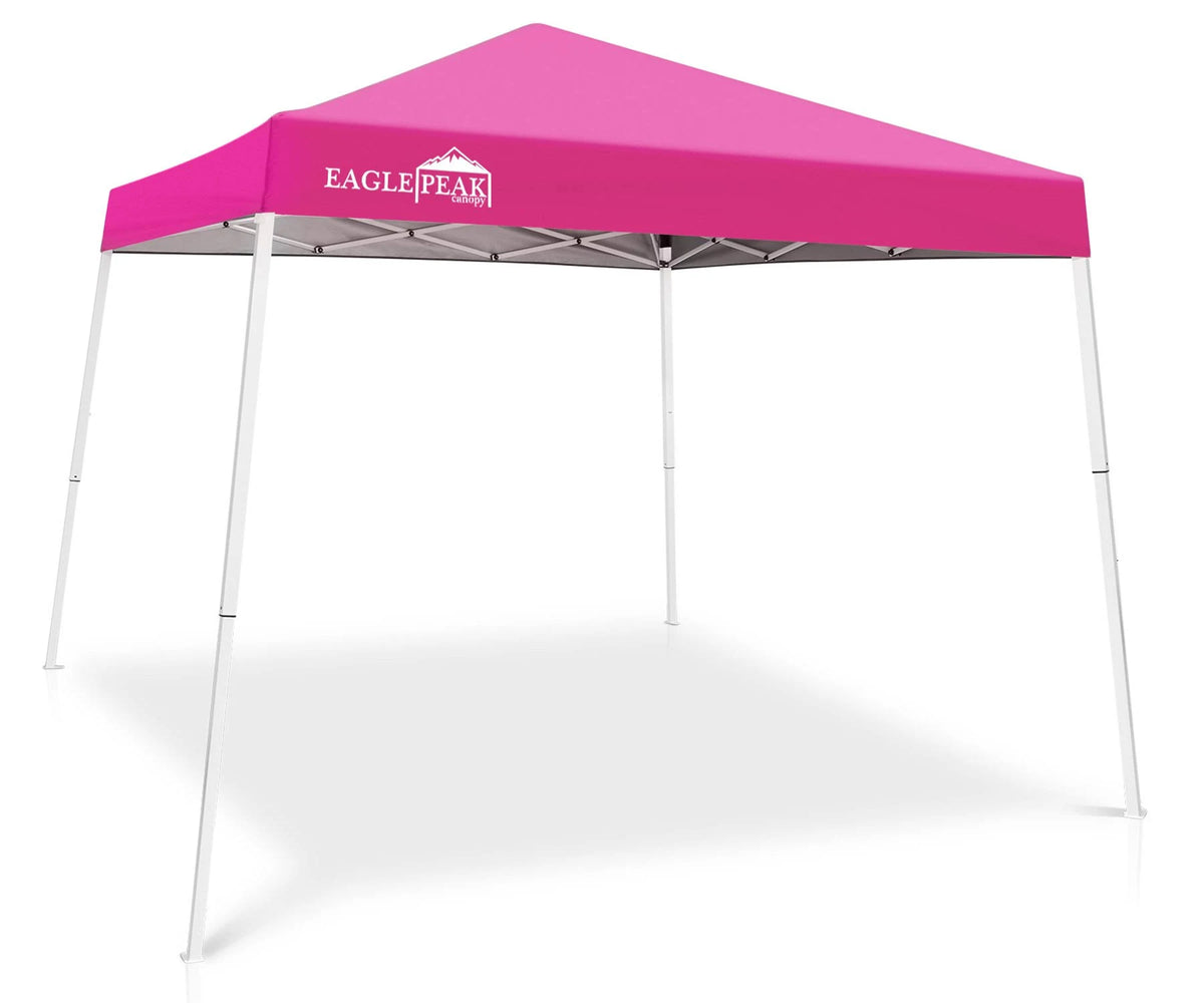 Pink 10x10 Slant Leg Pop-Up Canopy M166
