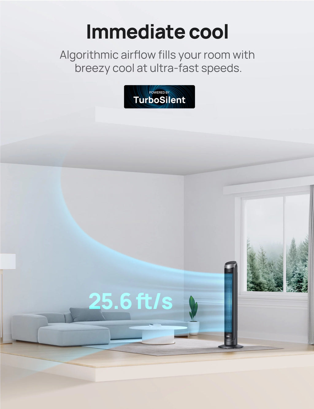 40 Inch Oscillating Tower Fan with Remote N675515