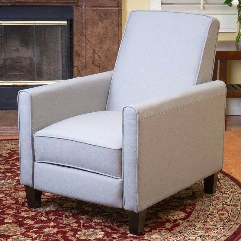 Grey Recliner Club Chair N4247