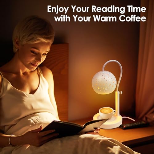 White Electric Candle Warmer Lamp with Timer and Remote Controls H215860