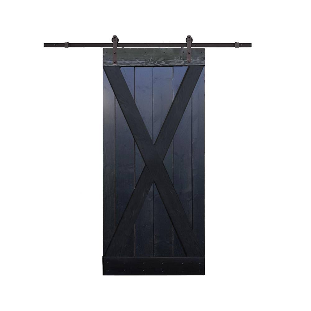 Knotty Pine Solid Wood Interior Barn Door Slab F10319