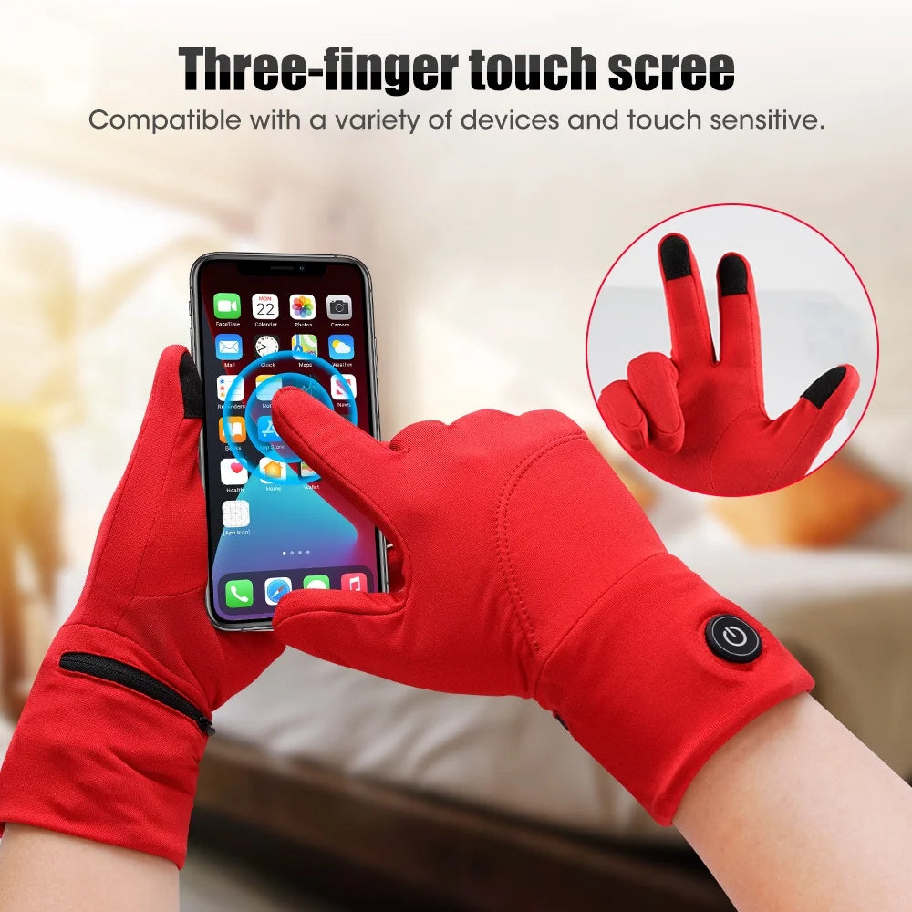Electric Battery Heated Gloves 7.4V 2200mAh E972745