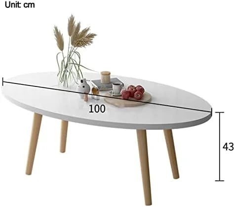 Blue Oval End Table I1533