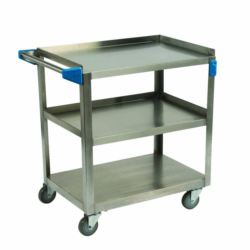 Stainless Steel Three Shelf Utility Cart K193