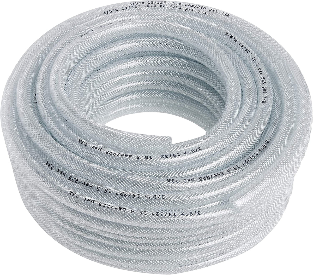100 Ft x 3/8" ID Heavy Duty Clear PVC Tubing R187907