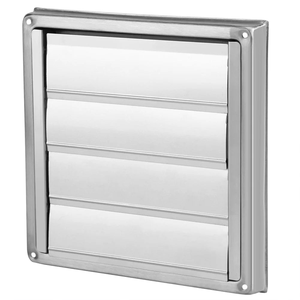 100mm Stainless Steel Square Dryer Vent Cover U5500