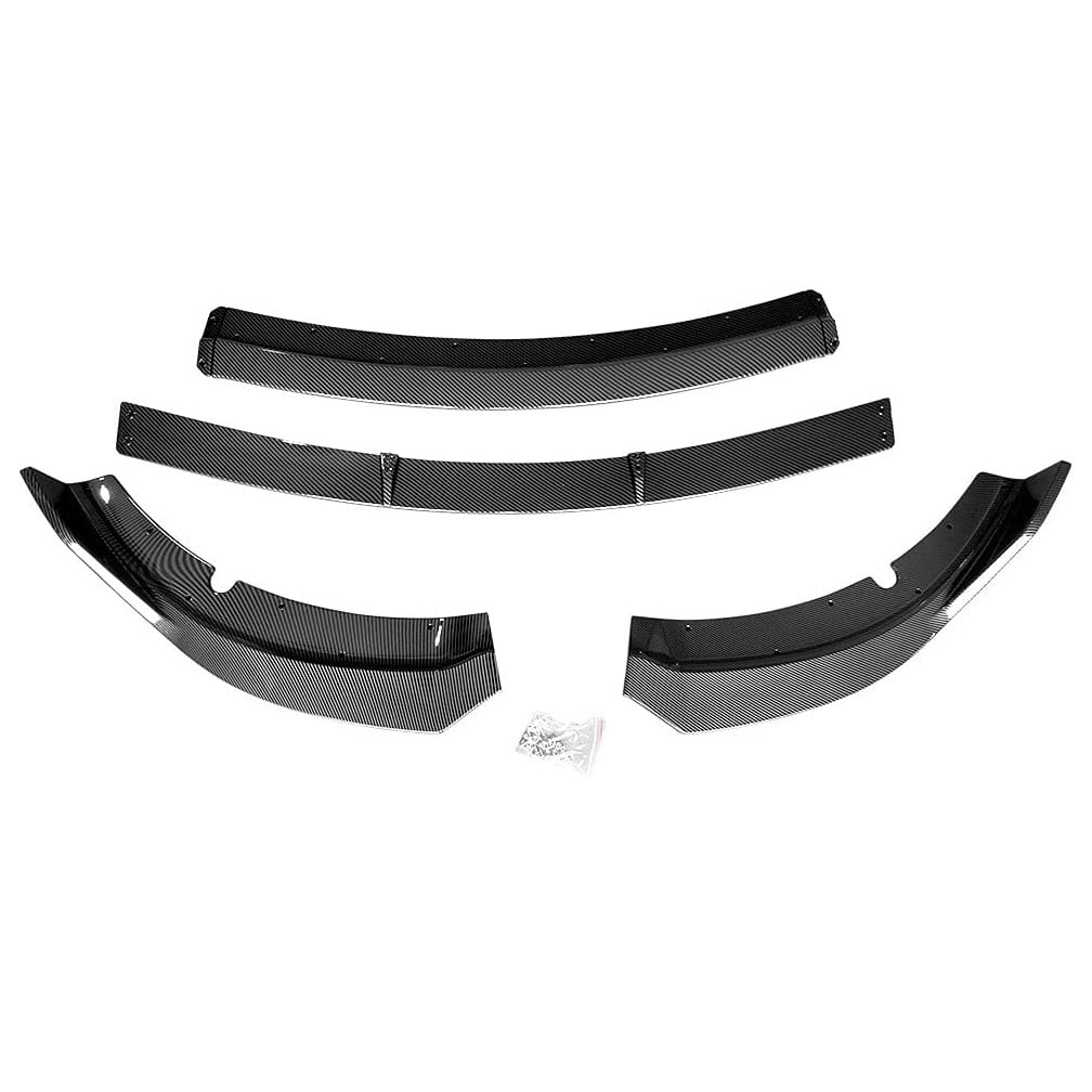 Carbon Fiber Print Front Bumper Lip Splitter Y7089