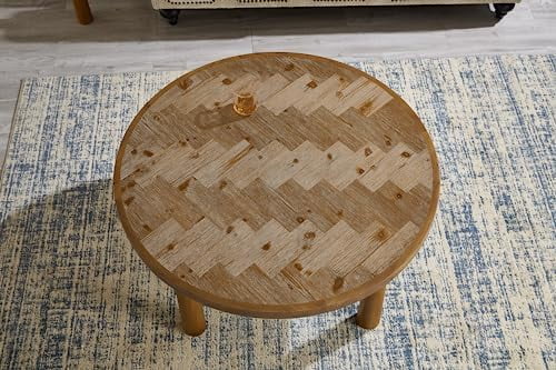 Round Wooden Coffee Table V330