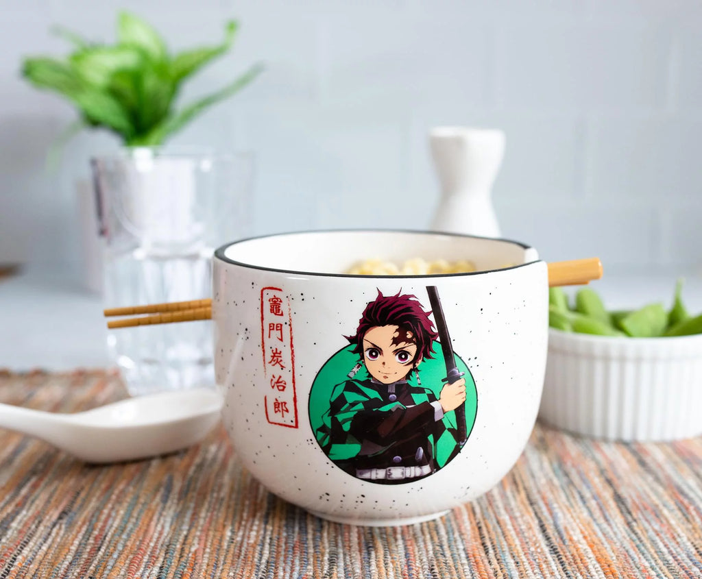 Japanese Dinnerware Set 16-Ounce Ramen Bowl Chopsticks G44727