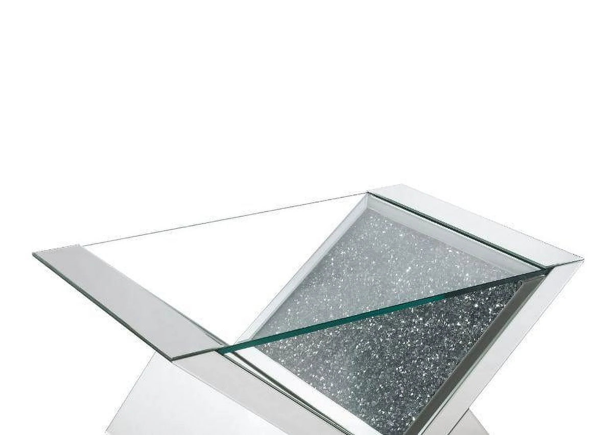 Mirrored Coffee Table + 2 End Tables C99451