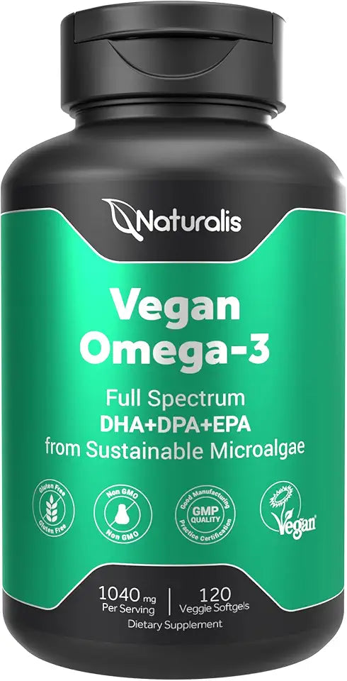 Vegan Omega 3 DHA EPA DPA from Algae 120 Veggie Softgels K275