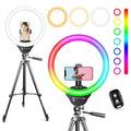 10'' Ring Light with 50'' Extendable Tripod Stand W324837