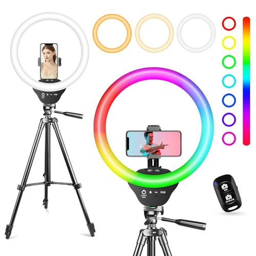 10'' Ring Light with 50'' Extendable Tripod Stand W324837