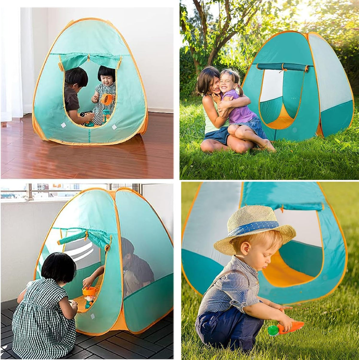 21 Pcs Pop Up Kids Play Tent G24421