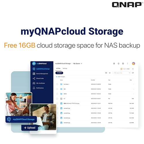 2-Bay 2.5GbE Desktop NAS with 4GB DDR4 RAM F298954