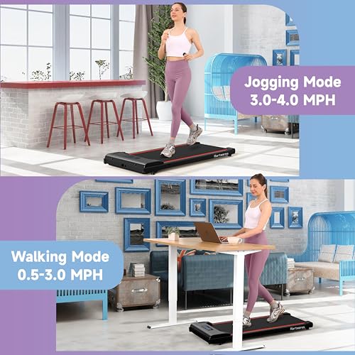 Under Desk Portable Walking Treadmill with Remote Control C4599