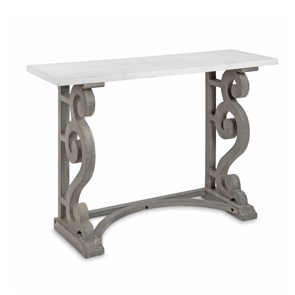 Solid Wood Farmhouse Console Table E760