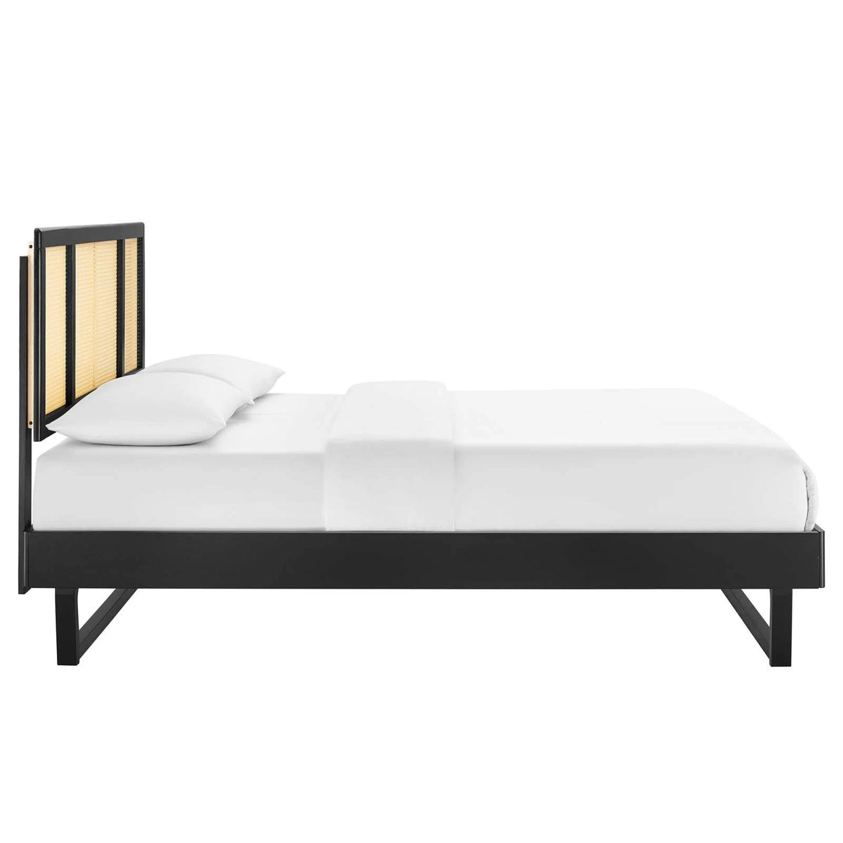Black Queen Platform Bed C222060