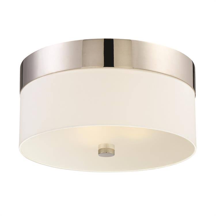Polished Nickel 3 Light Ceiling Mount Q695
