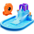 Kids Inflatable Water Slide with Blower and Splash Pool H17567