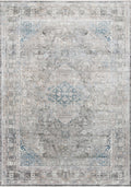 Silver Blue 7'7 x 9'10 Rug K176