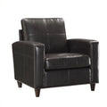 Espresso Leather Club Chair F7686