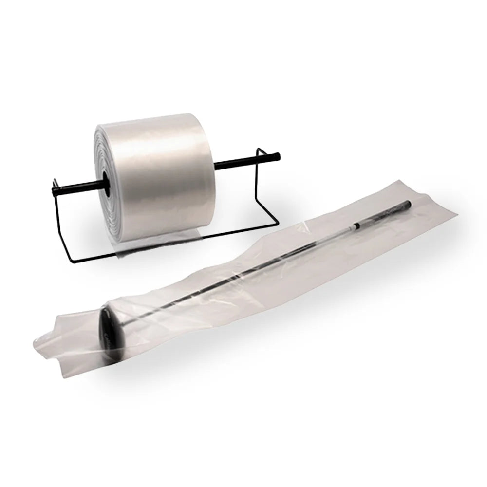 2.5" x 1500' Clear Polyethylene Poly Tubing Single Roll O110
