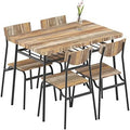 6 Piece Dining Table Set with 4 Chairs and Bench H761