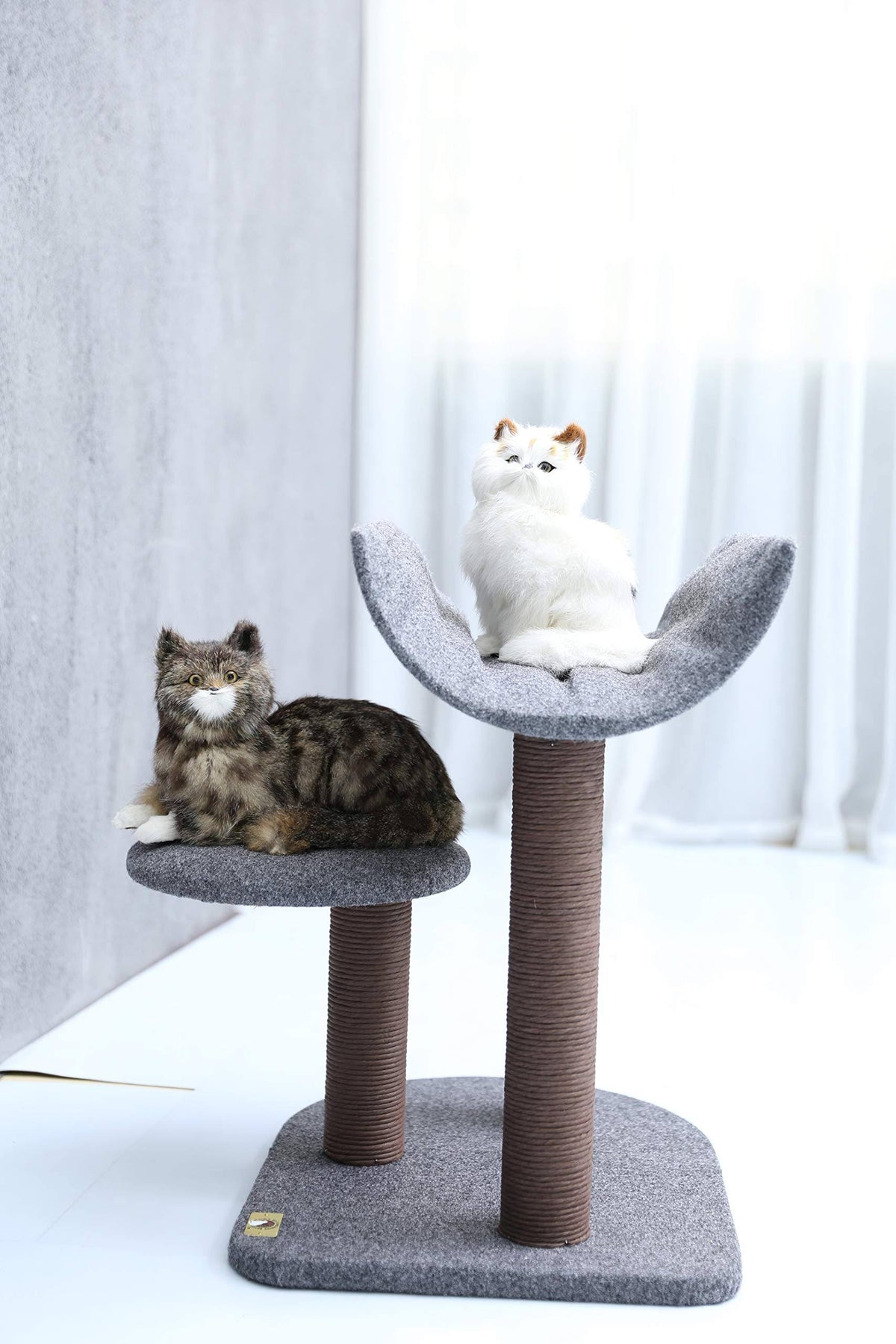 Gray Cat Tower with Scratching Posts G63495