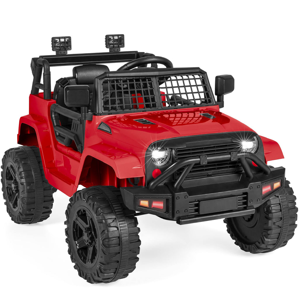 Red 12V Kids Ride On Truck Car with Parent Remote Control W844
