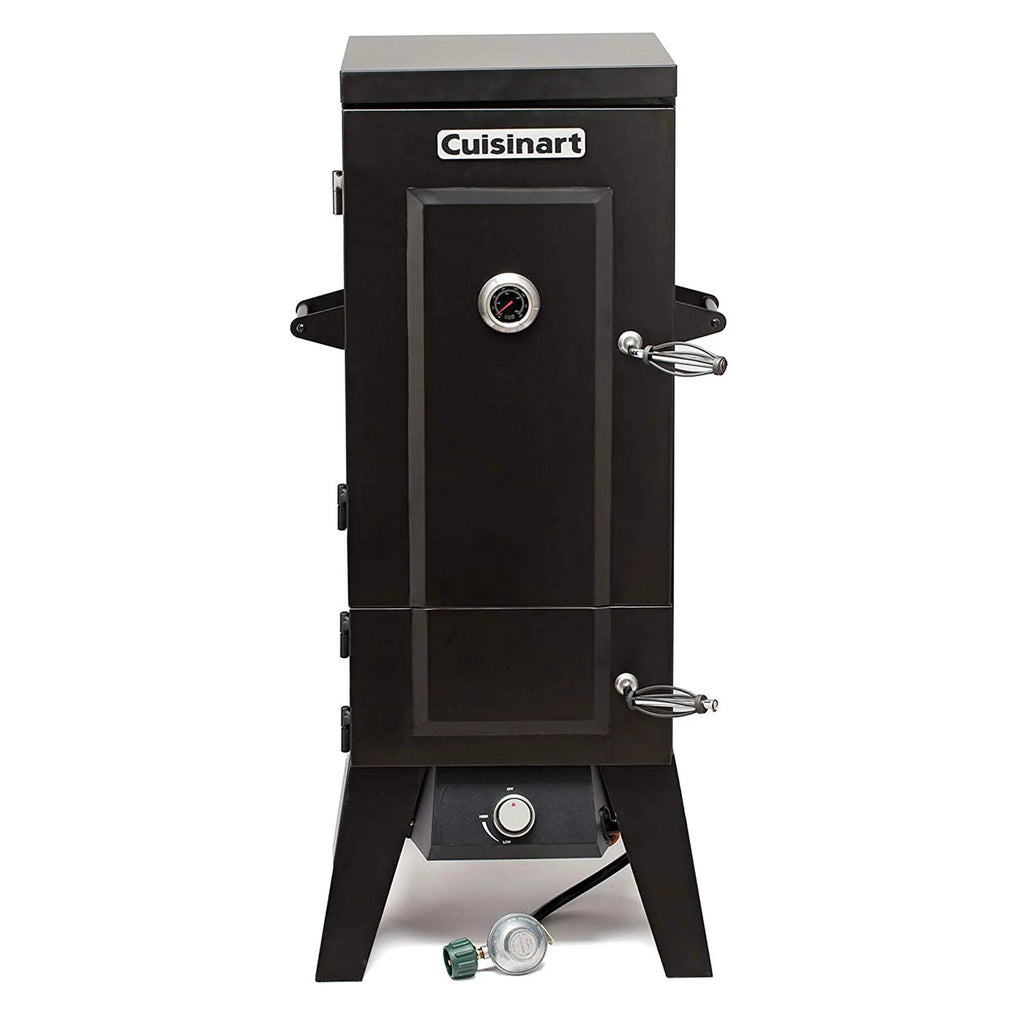 Black 36 Inch Propane Smoker with 4 Racks D899206